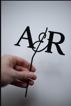 Load image into Gallery viewer, Initials Cake Topper
