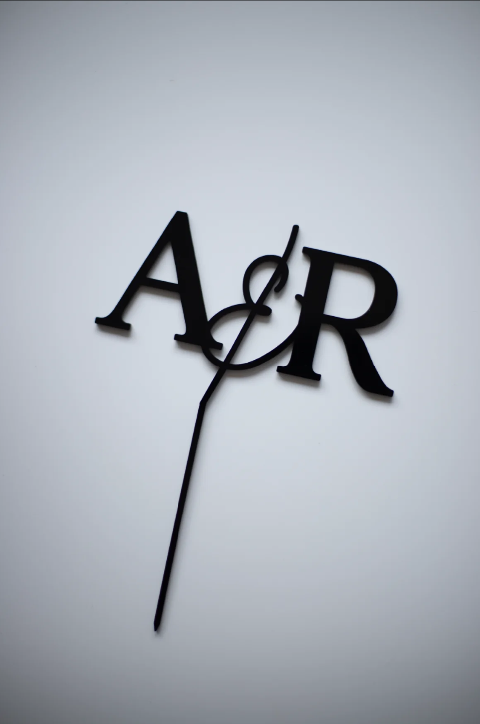 Initials Cake Topper