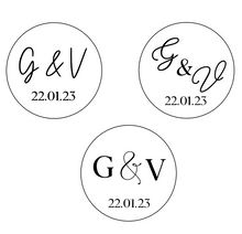 Charger l&#39;image dans la galerie, Custom Initials with Date Embosser or Debosser
