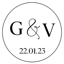 Charger l&#39;image dans la galerie, Custom Initials with Date Embosser or Debosser

