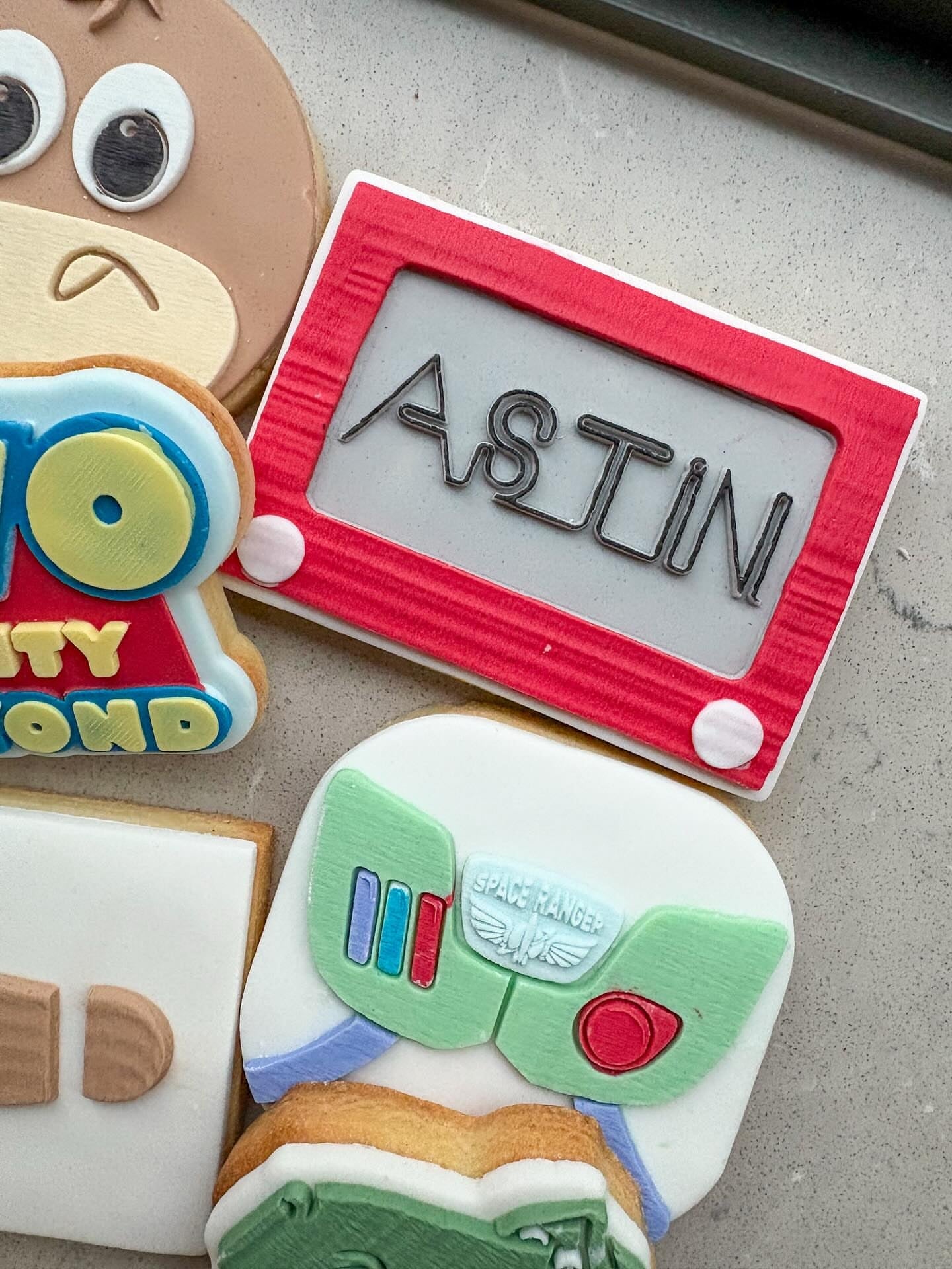 Toy Story Etch n Sketch  custom name Debosser and Cutter