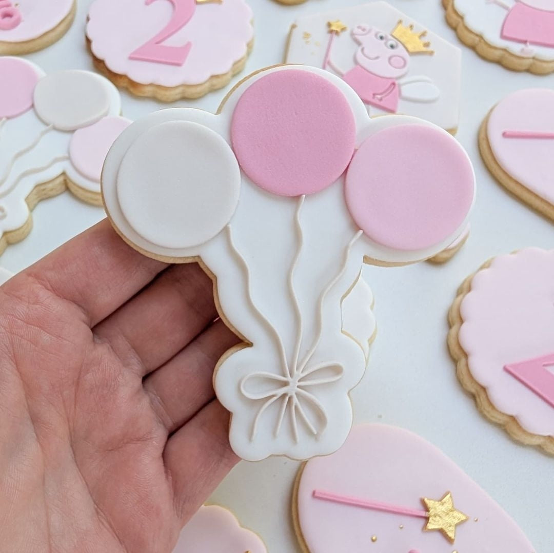 Blank Balloon strings bunch Debosser and Cutter