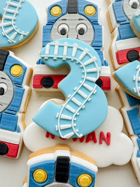 Train Track Pattern Fondant Debosser