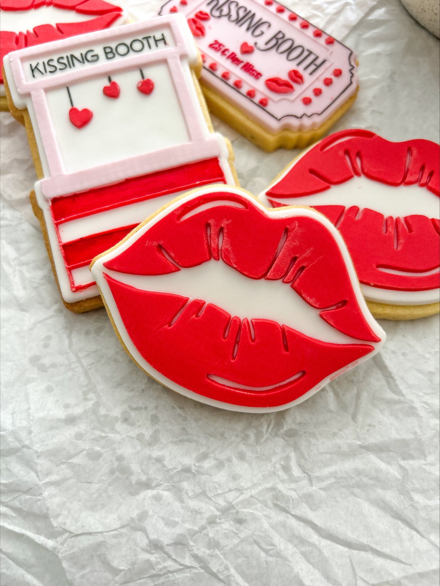 Lips debosser and cutter STL File or physical procuct available