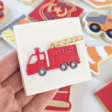 Load image into Gallery viewer, Fire truck Fondant debosser
