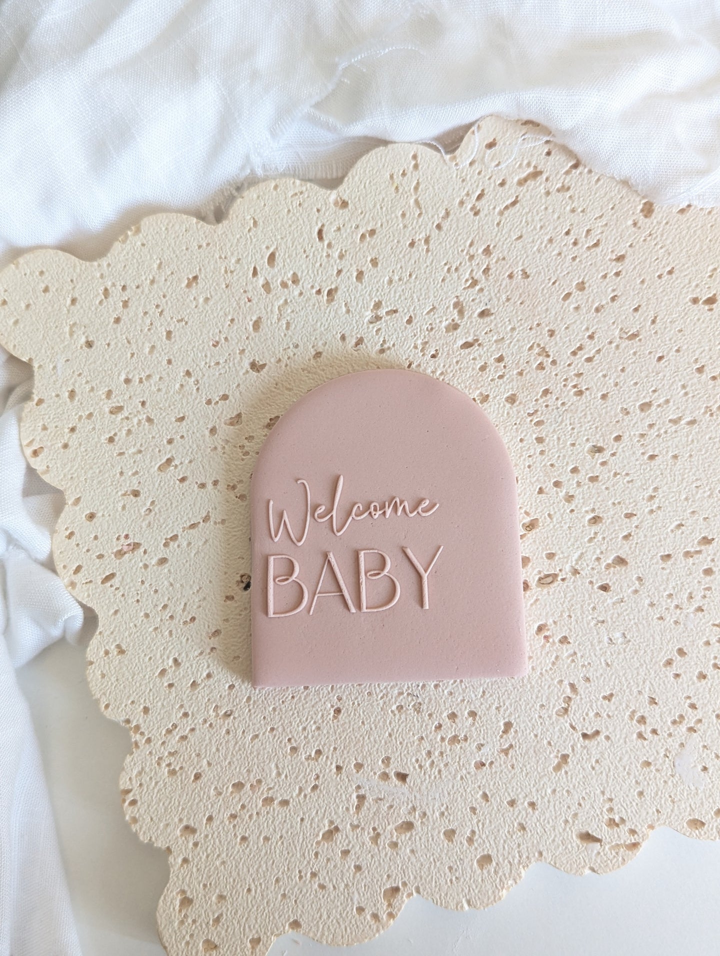 Welcome Baby Debosser
