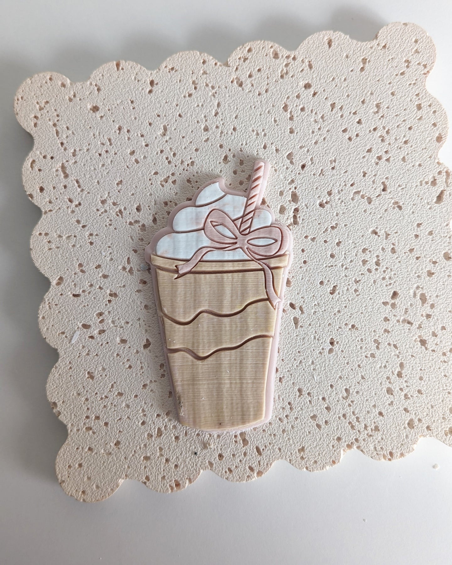Iced Latte Debosser and Cutter