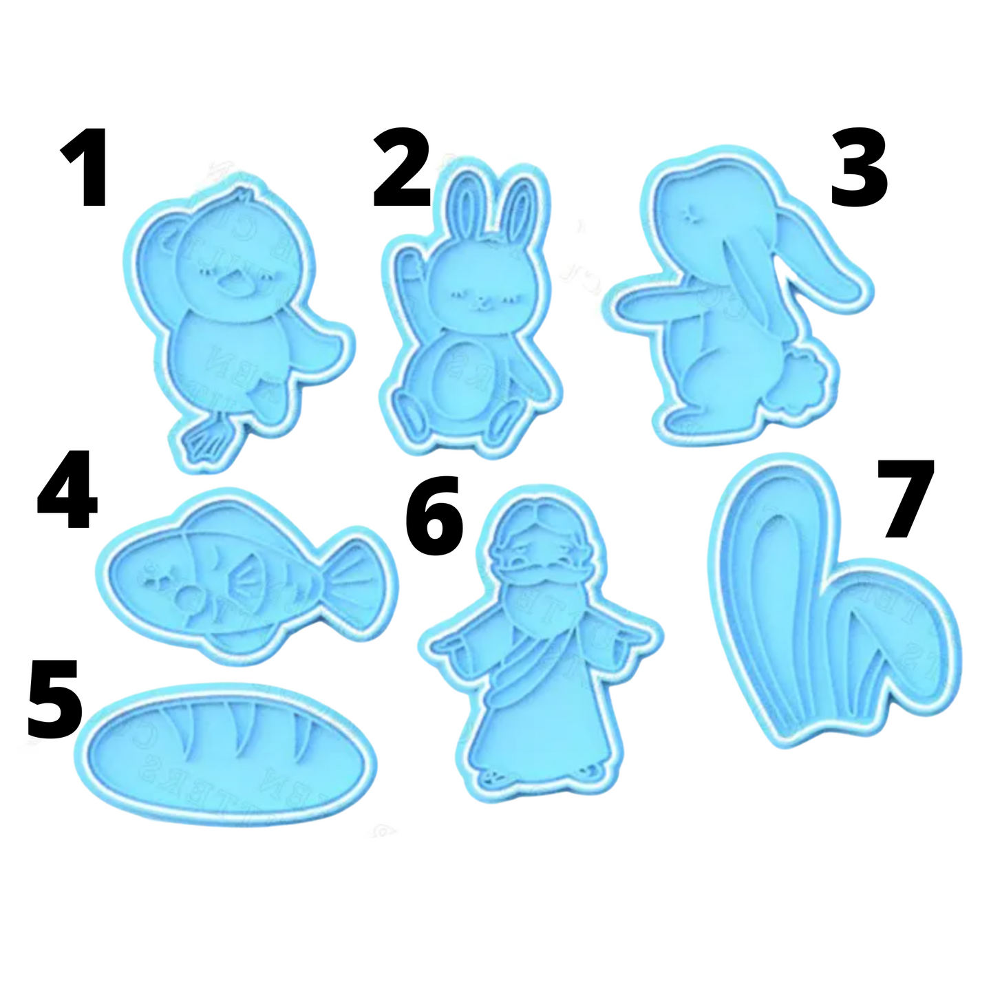 Easter Theme cookie cutters