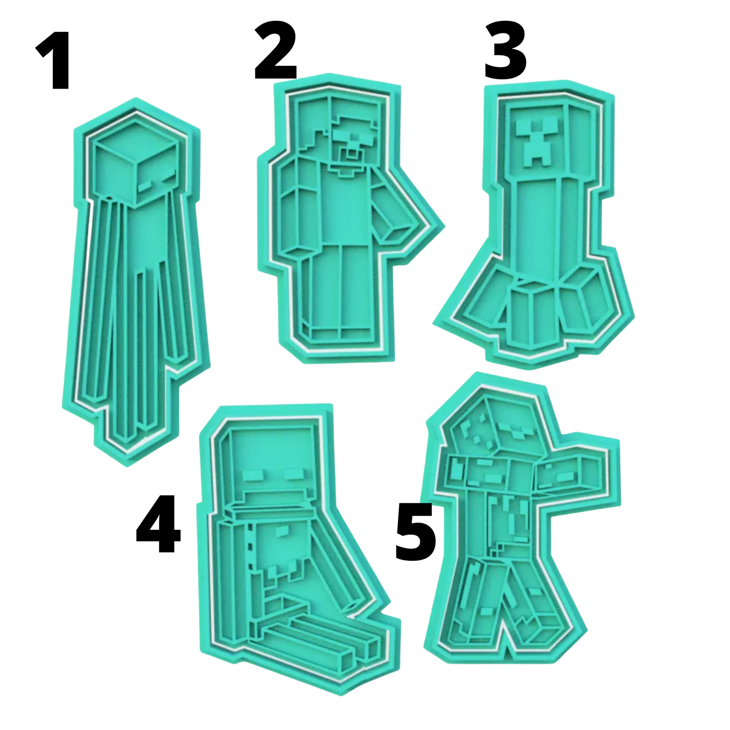 Minecraft cookie cutters