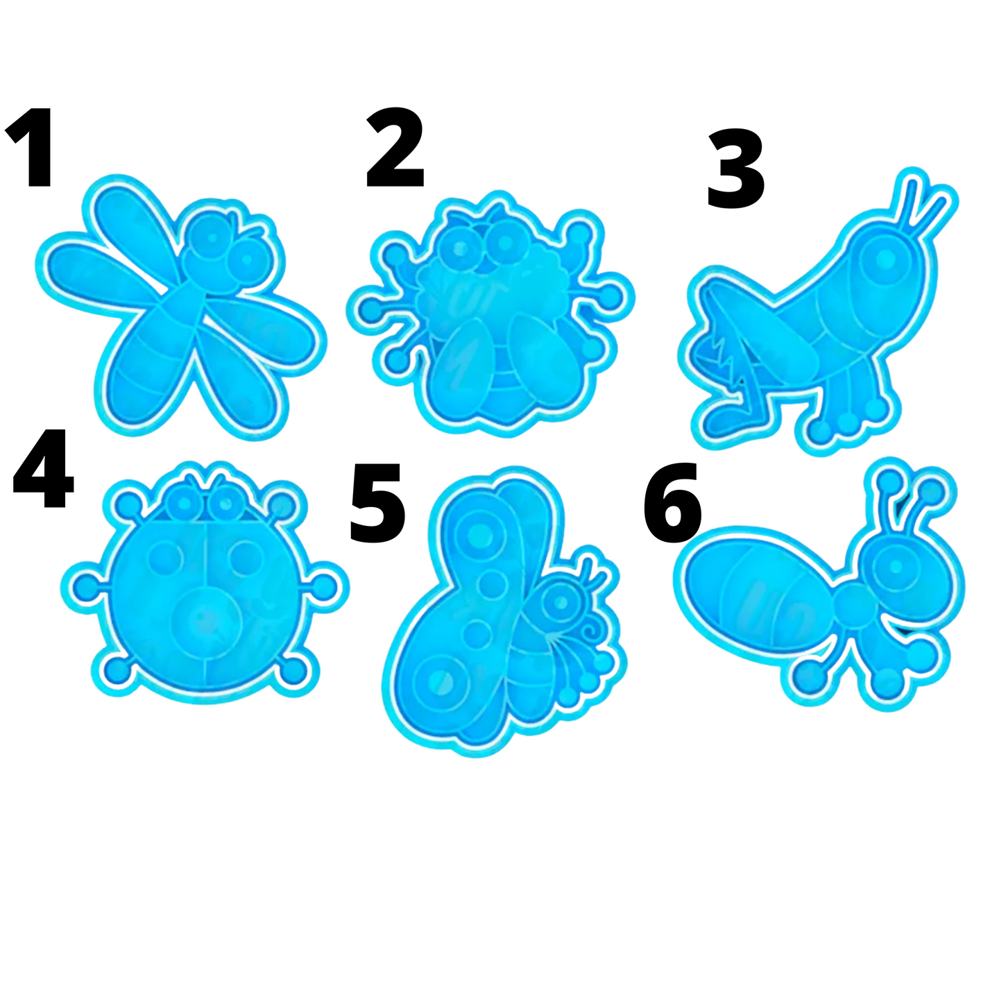 Insects cookie cutters