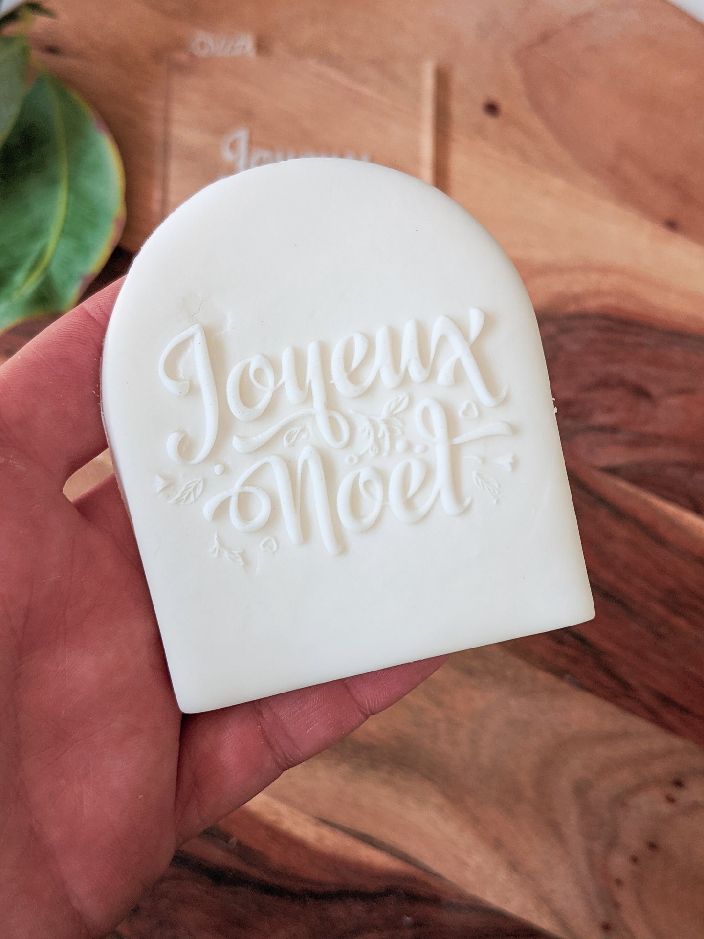 Joyeux Noel Fondant debosser