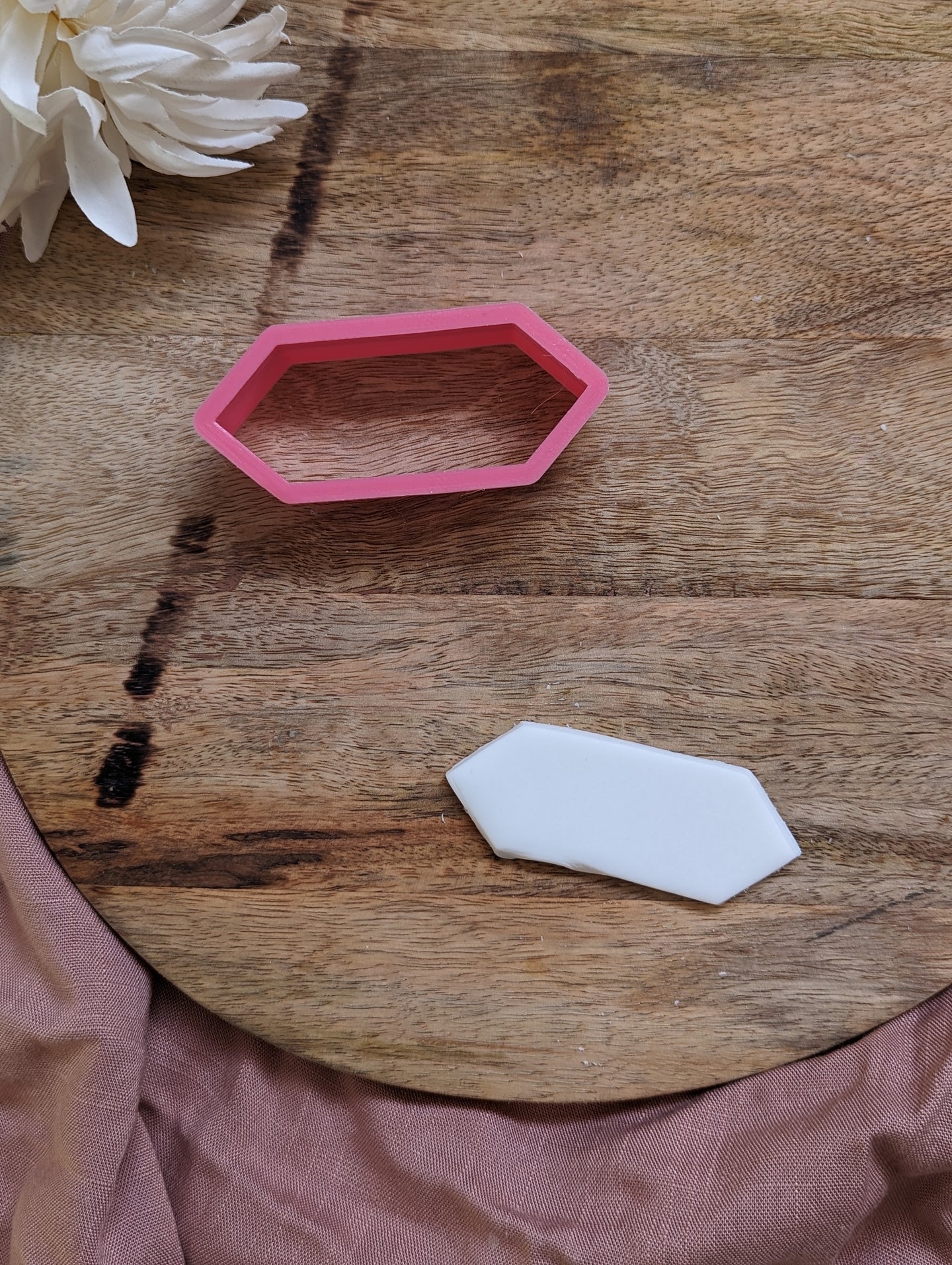 Skinny Wide Hexagon Cookie Cutter