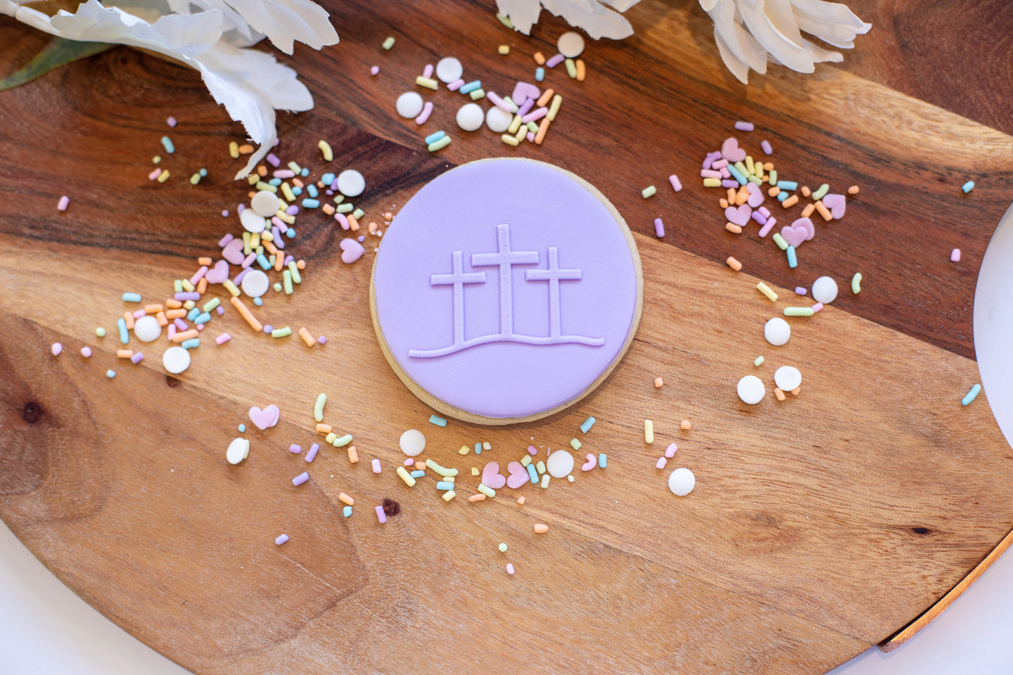 3 Crosses Fondant Debosser