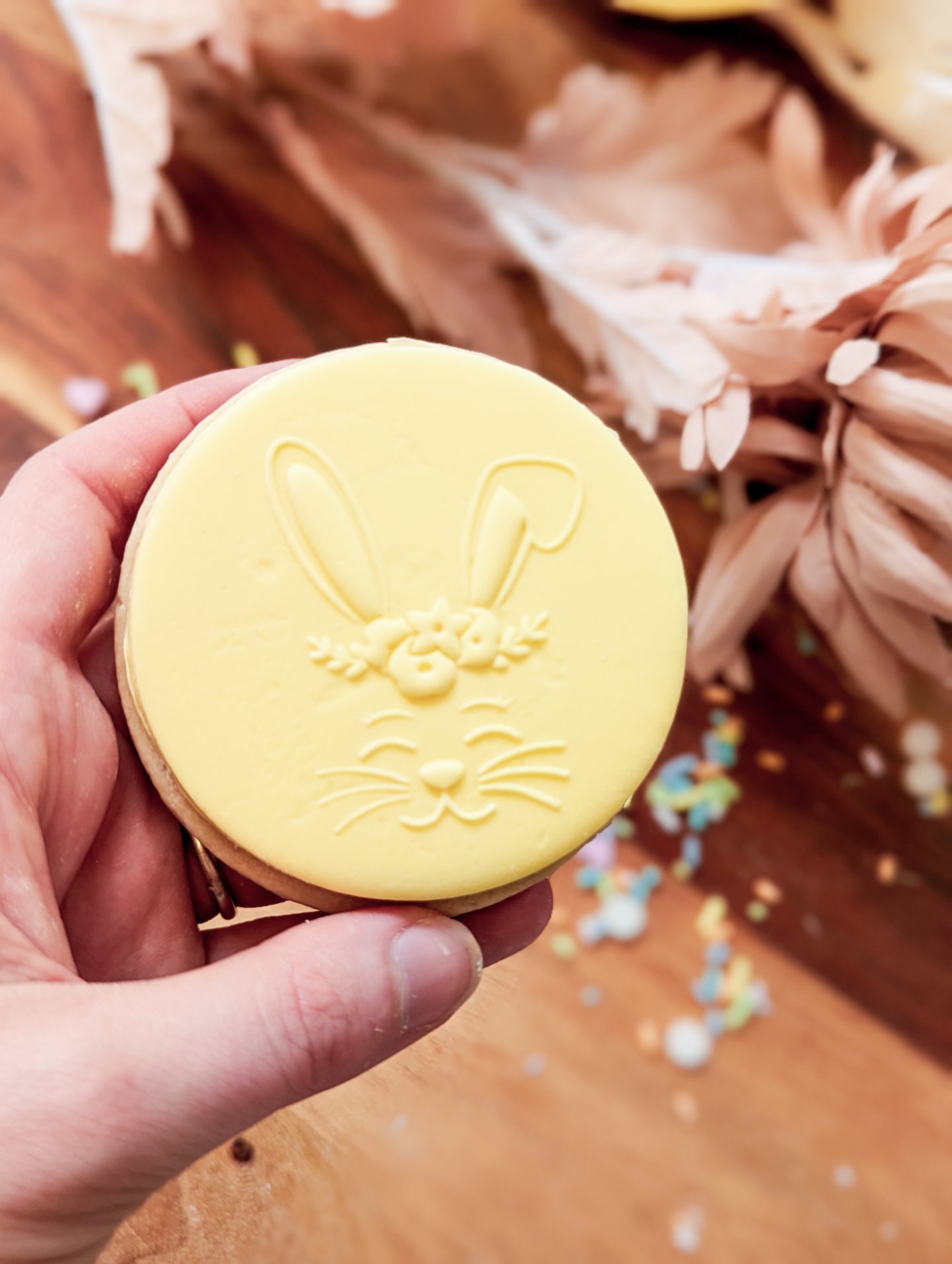 Bunny Face Fondant debosser
