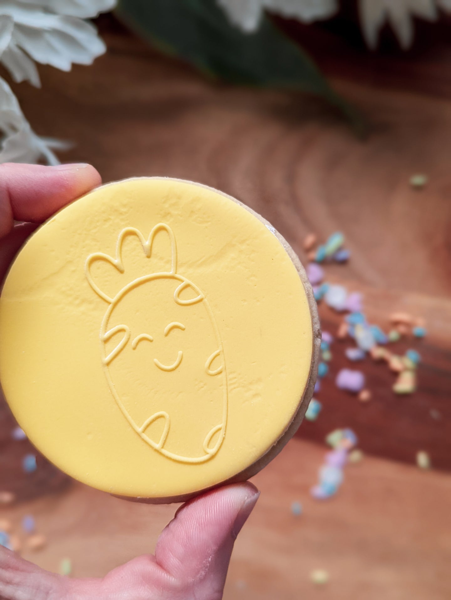 Carrot Fondant debosser