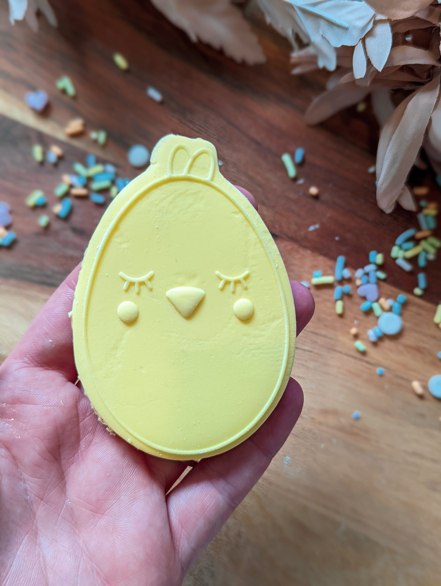 Chick Egg debosser and Cutter