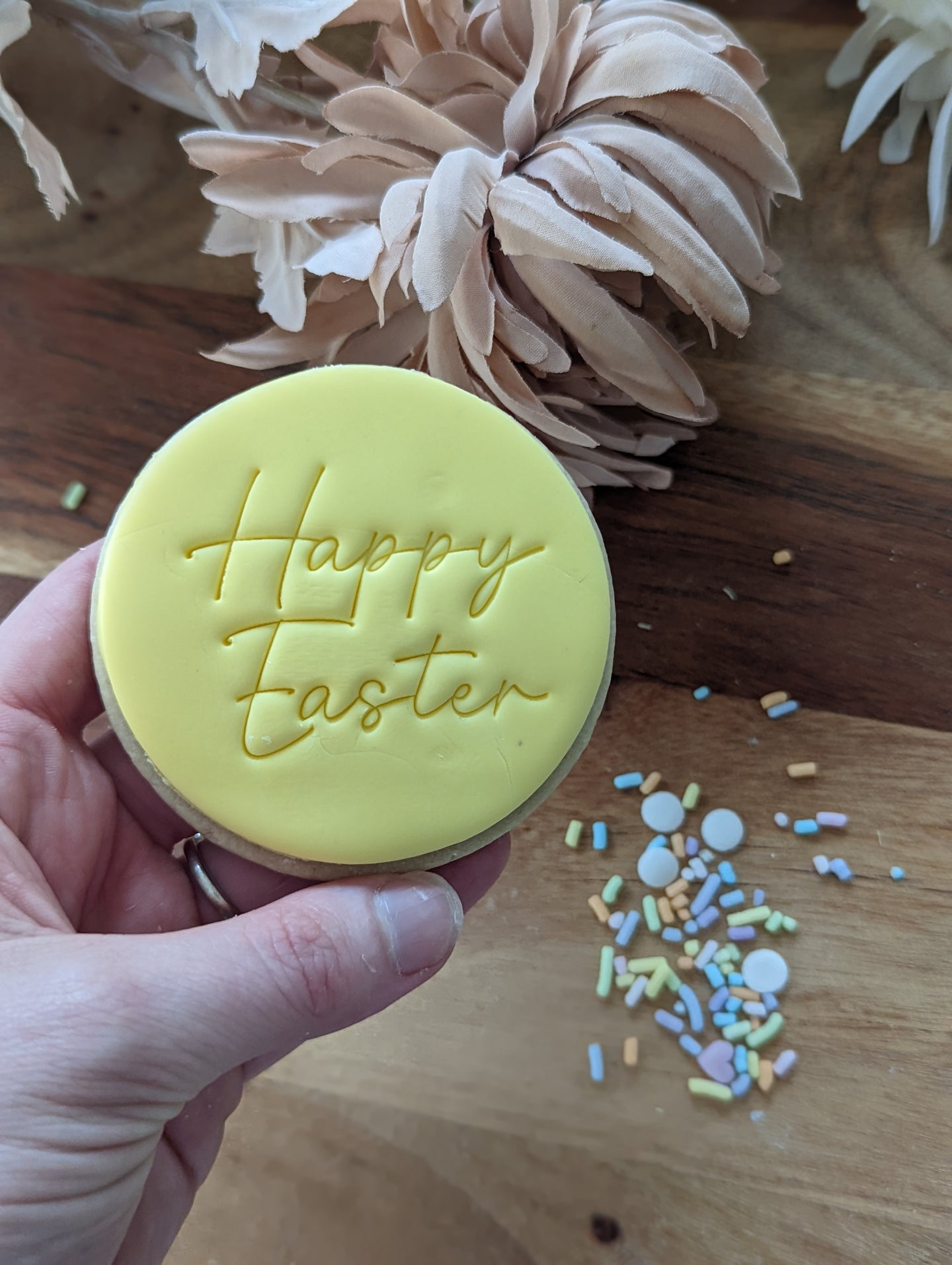 Happy Easter Fondant Embosser