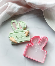 Cargar imagen en el visor de la galería, Easter Ears frame stamp and Cutter

