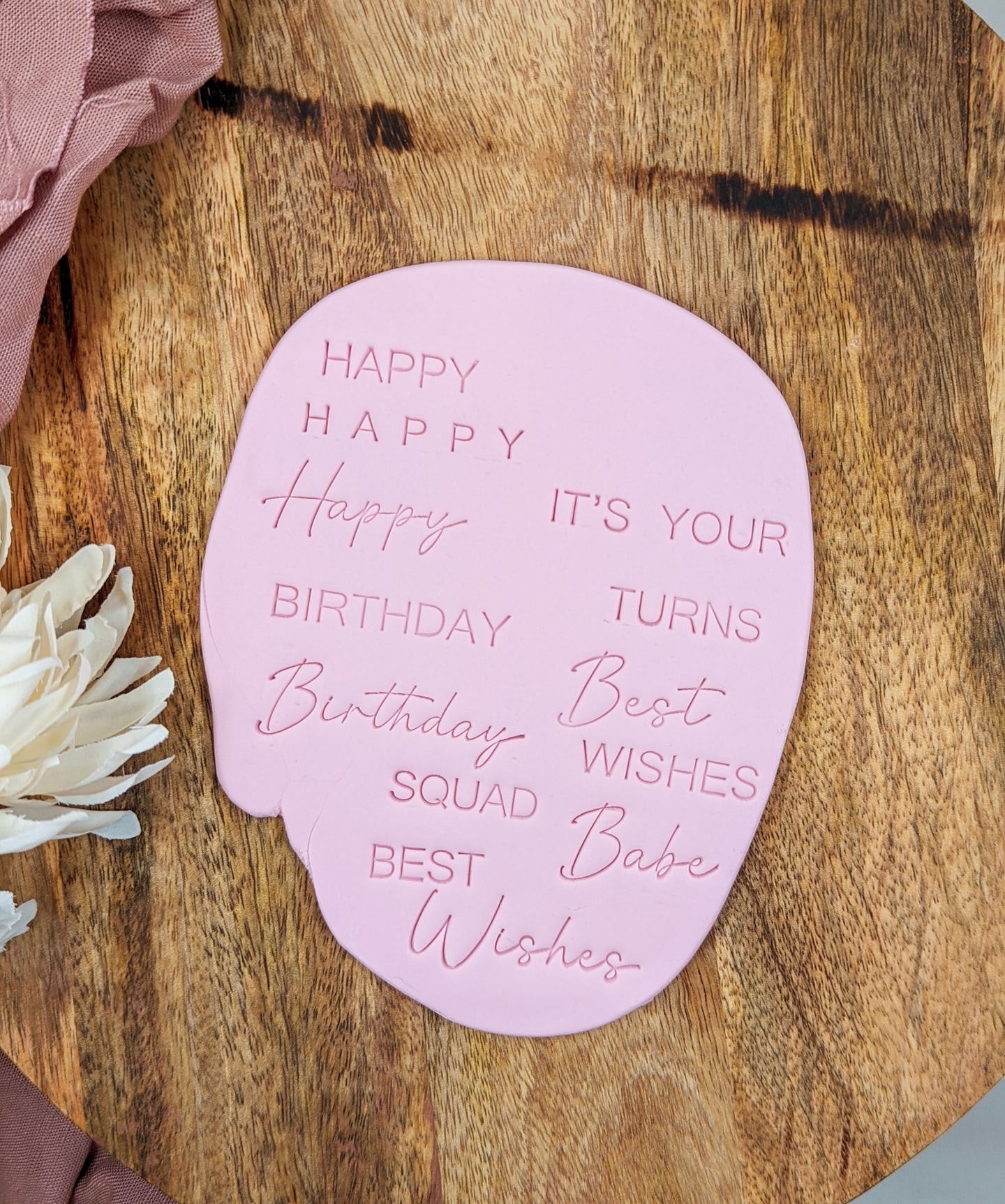 Single Word Embossers - Birthday Set
