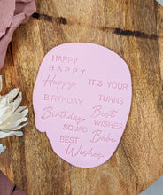 Load image into Gallery viewer, Single Word Embossers - CURSIVE FONT - Acrylic Pad holder option

