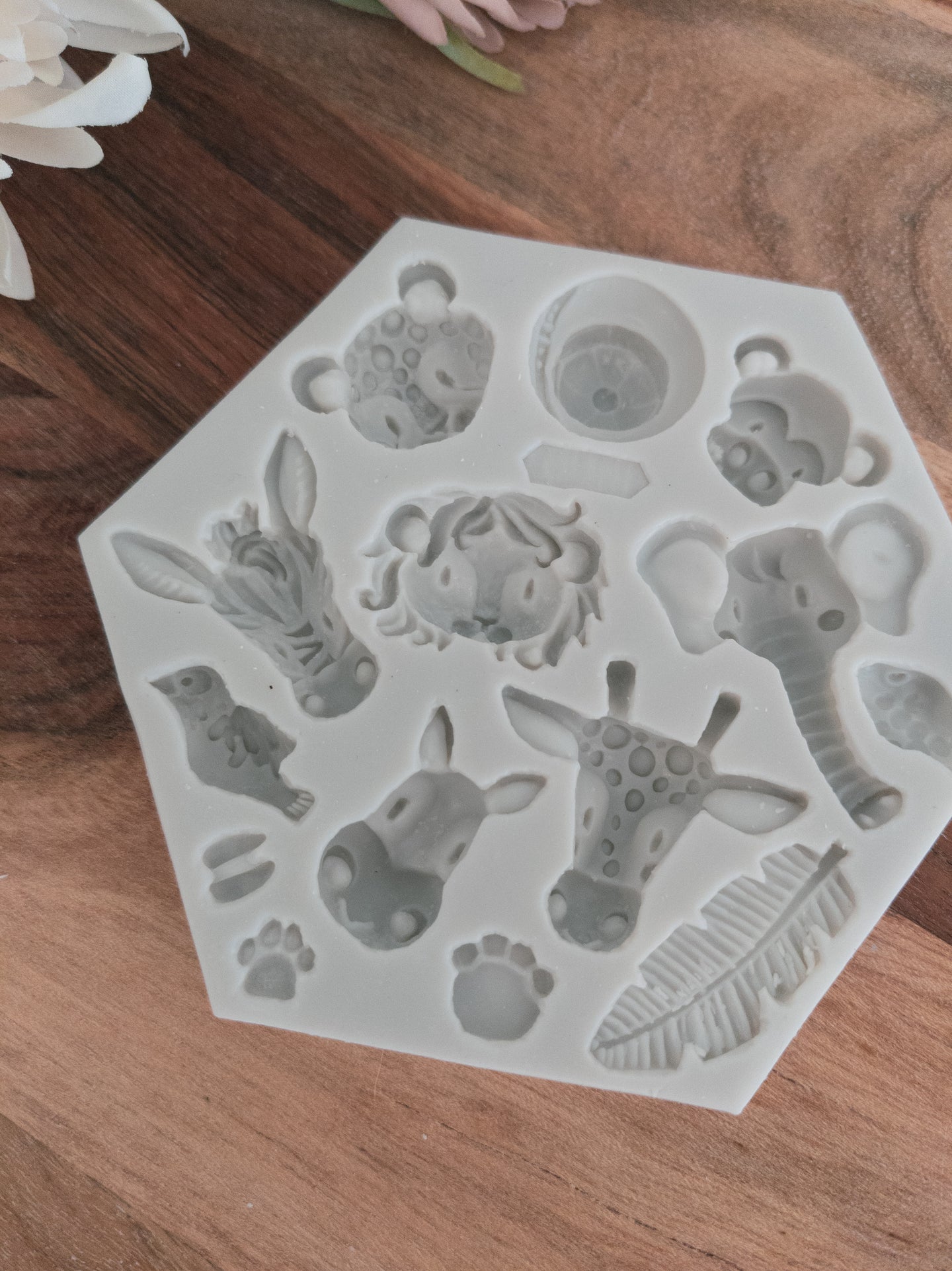 Safari Animal Silicone Mould