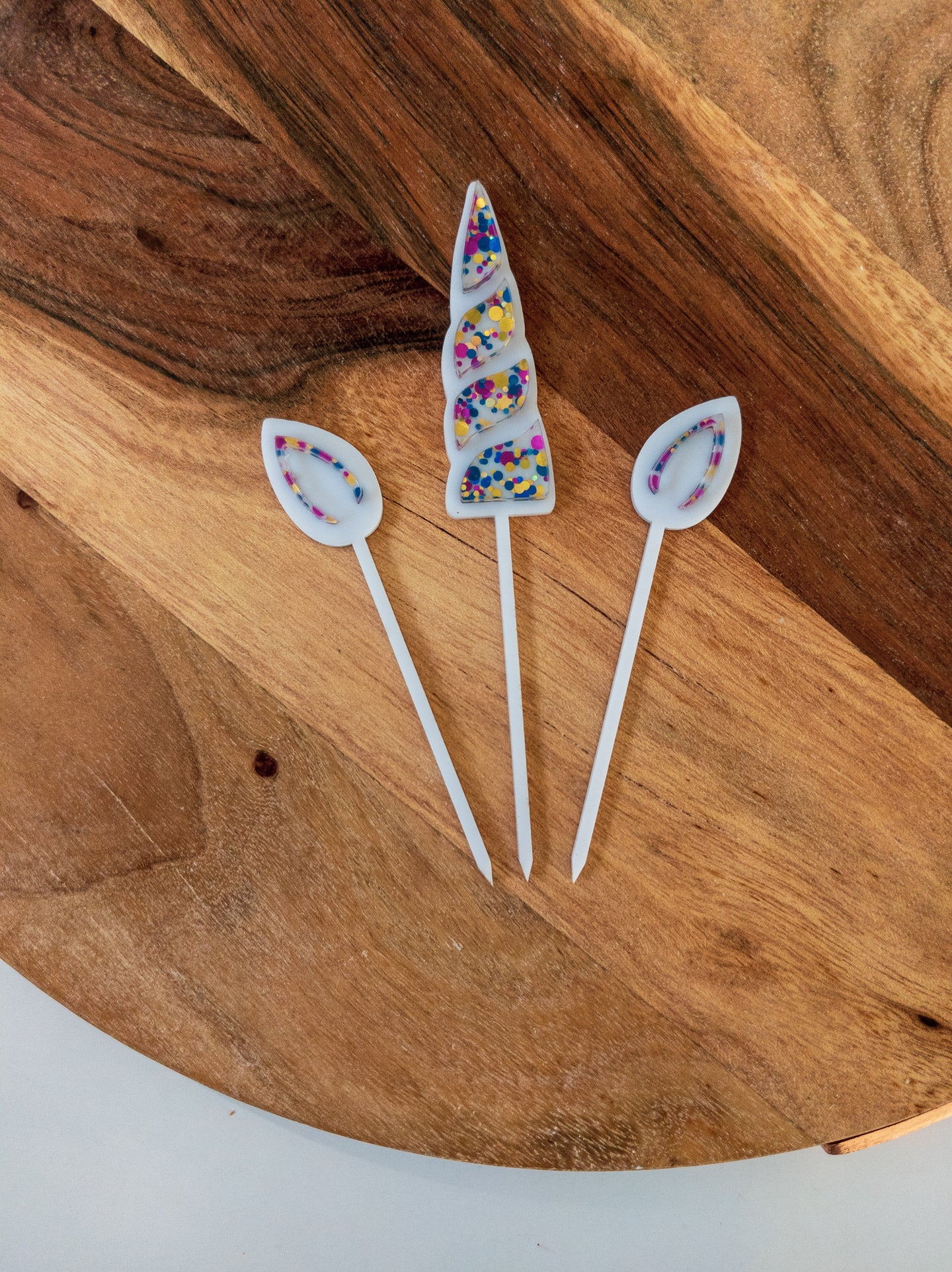 Unicorn horn and ears Cake Topper
