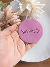 Load image into Gallery viewer, Cancer Survivor Fondant debosser
