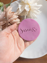 Load image into Gallery viewer, Cancer Survivor Fondant debosser
