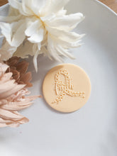Load image into Gallery viewer, Faith Cancer ribbon Fondant debosser
