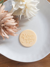 Load image into Gallery viewer, Happy Birthday to you Fondant debosser
