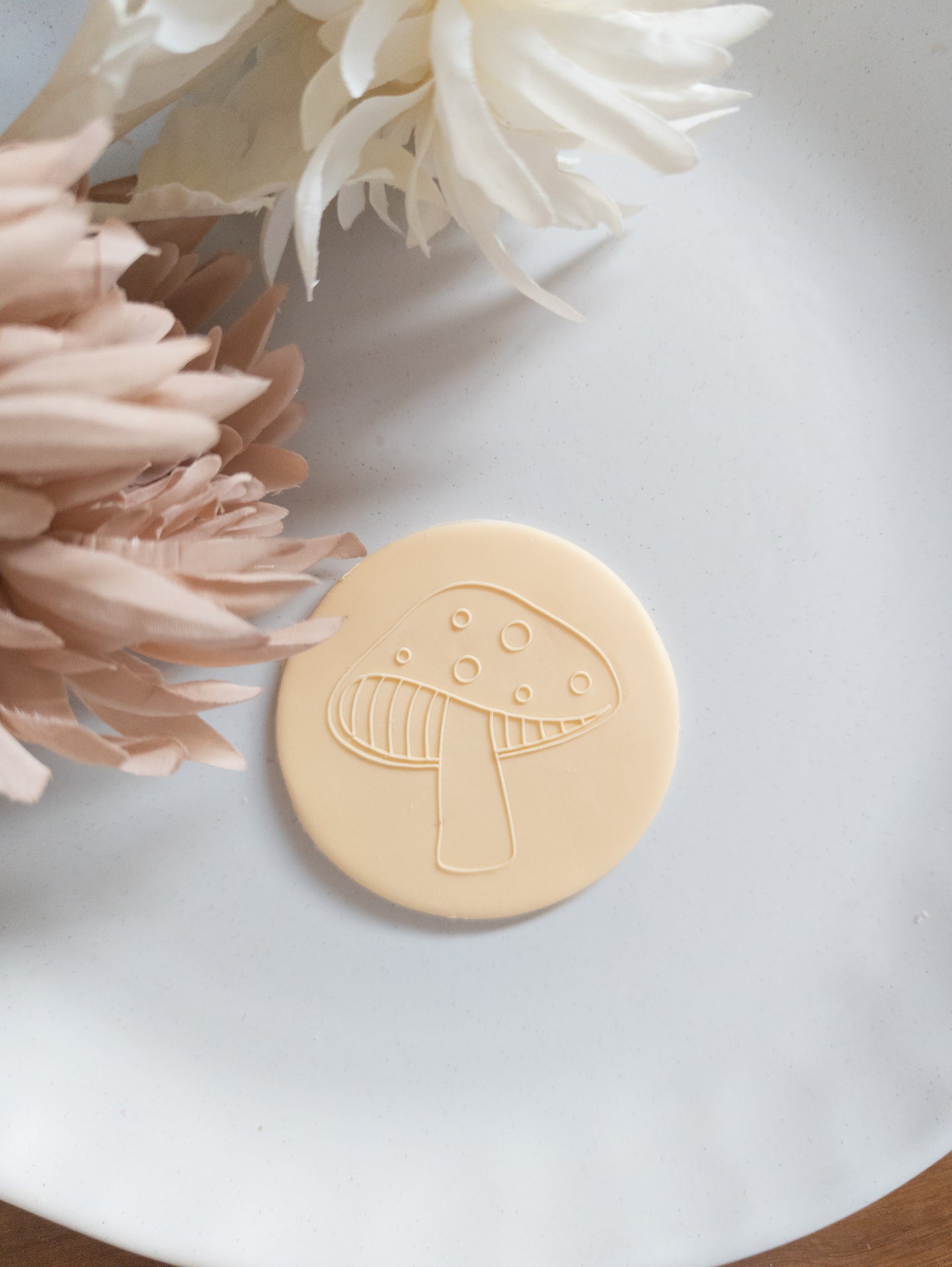 Mushroom Fondant debosser