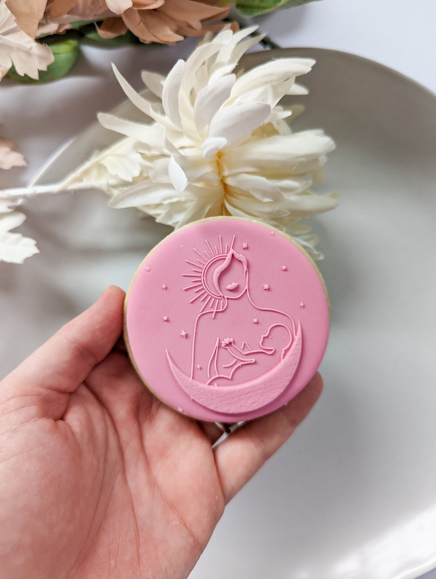 Moon Mum Fondant debosser