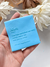 Cargar imagen en el visor de la galería, Mother Definition Fondant debosser

