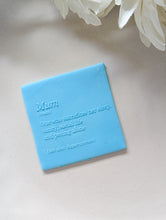 Cargar imagen en el visor de la galería, Mother Definition Fondant debosser
