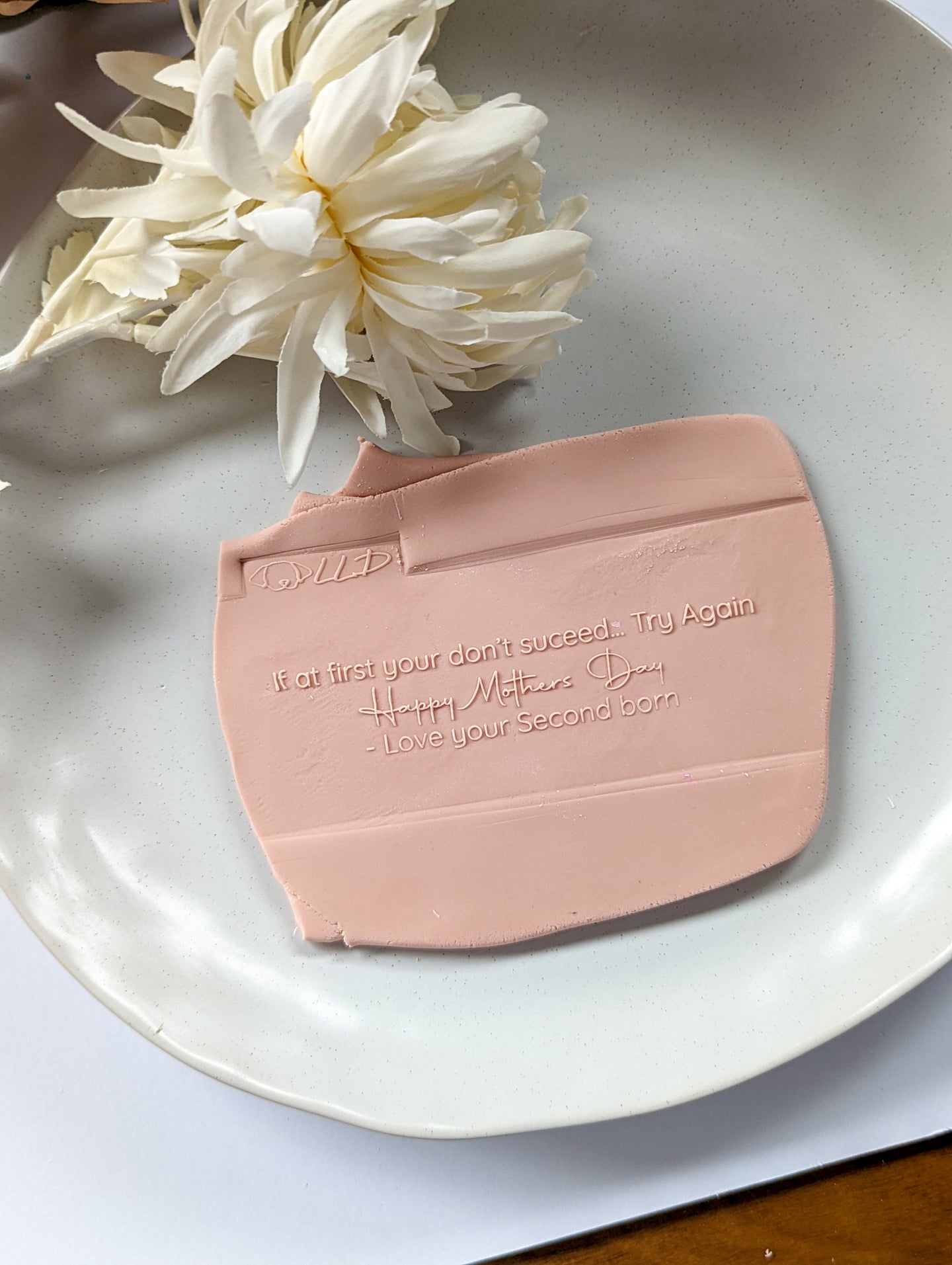 Mothers Day 2nd Child Fondant debosser