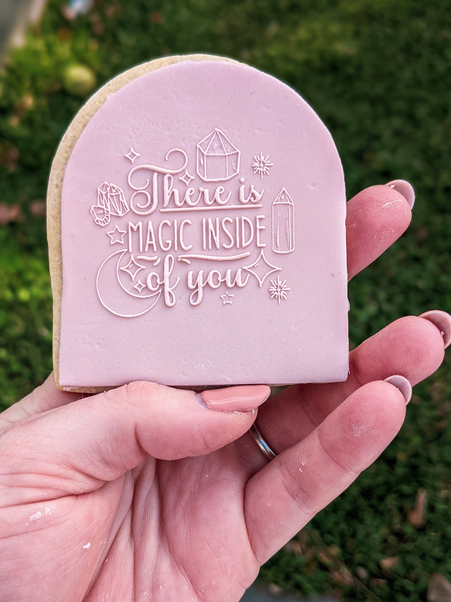 Theres magic inside Fondant Debosser