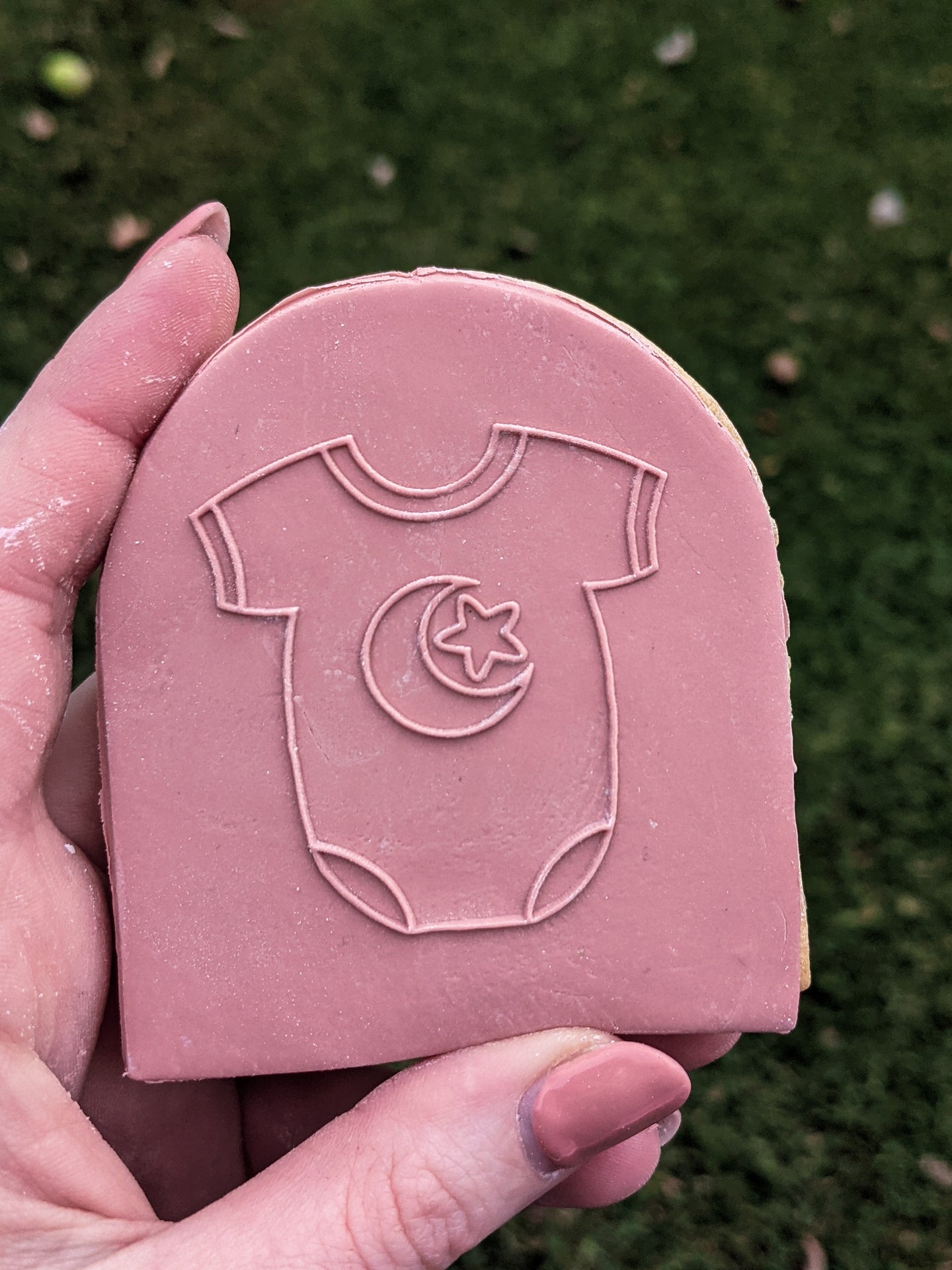 Moon Onesie Fondant Debosser