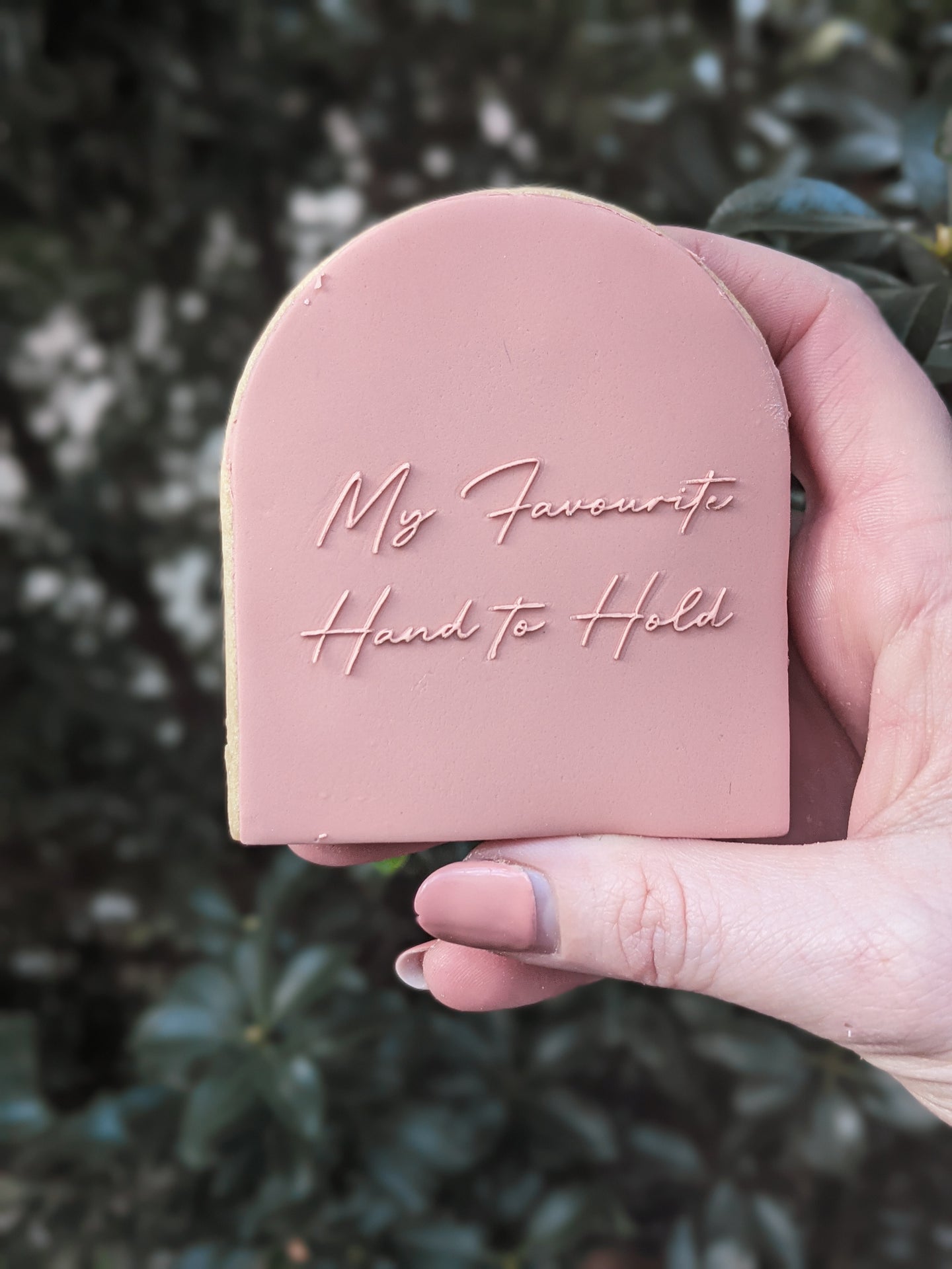 My favourite hand to hold Fondant Debosser