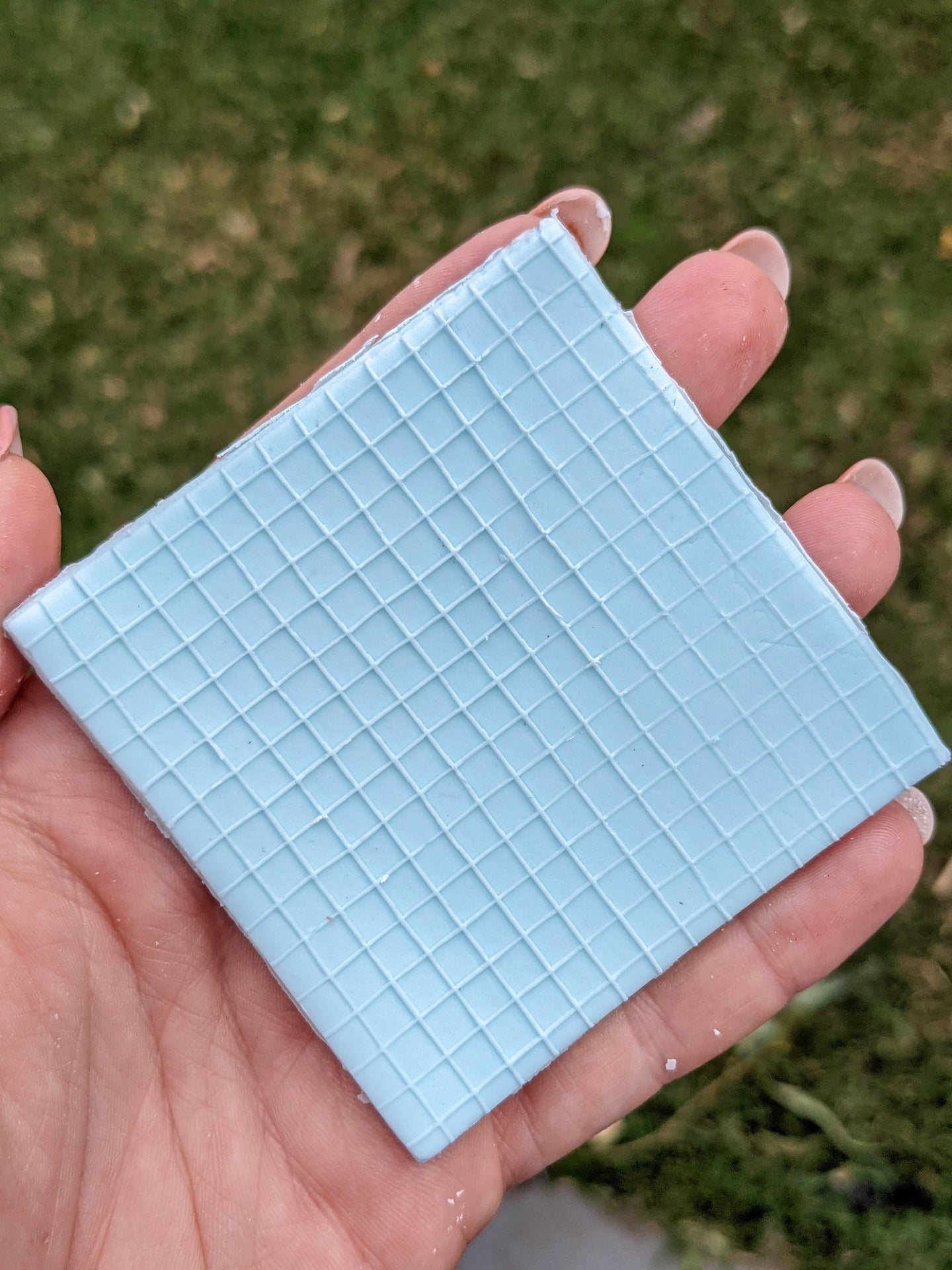 Simple Checkered Pattern Fondant debosser