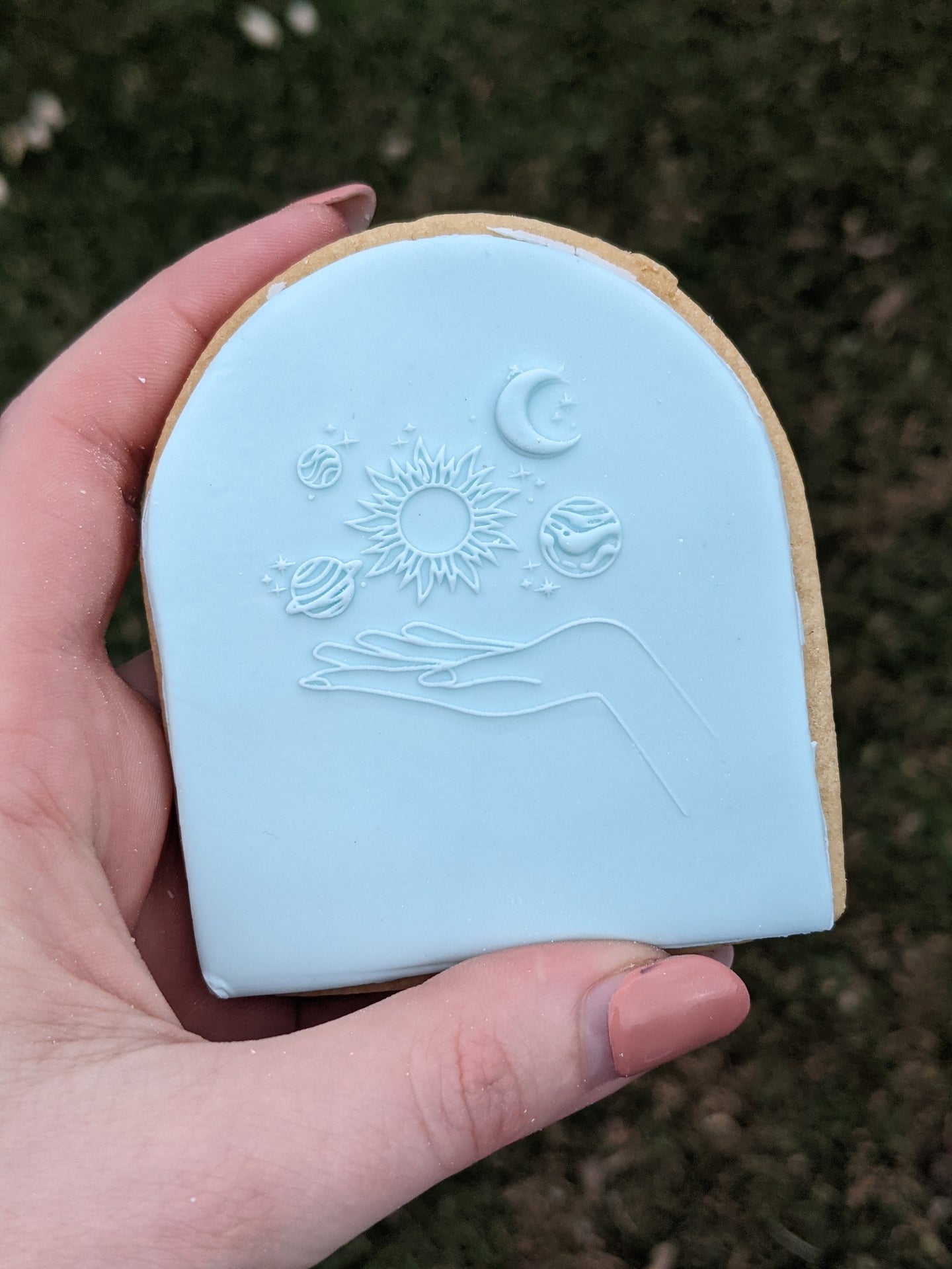 Galaxy Hands Fondant Debosser