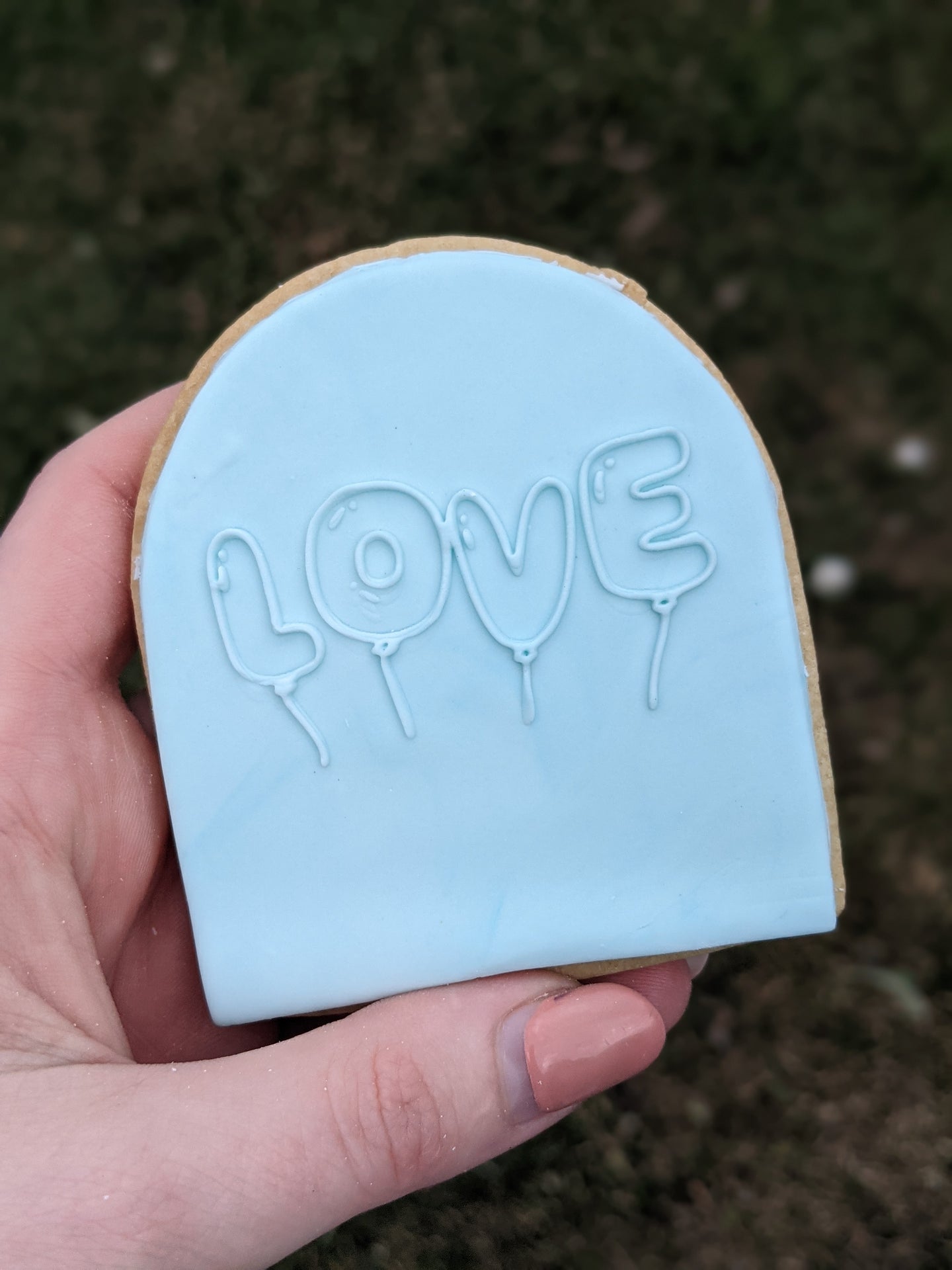 Love Balloons Fondant Debosser
