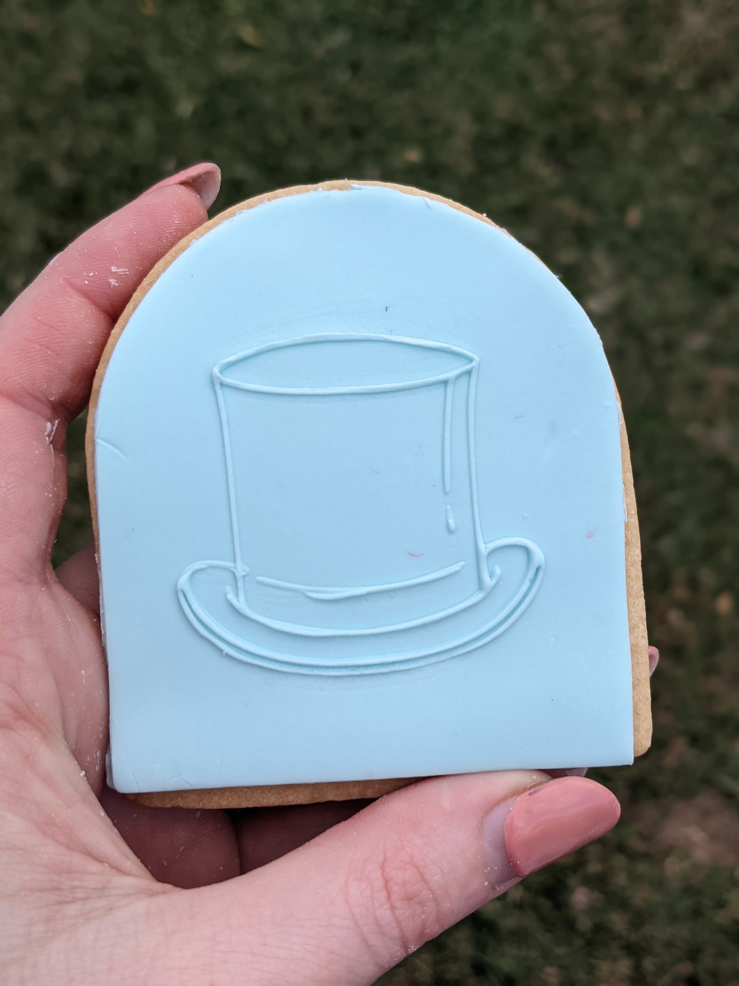 Top Hat fondant Debosser