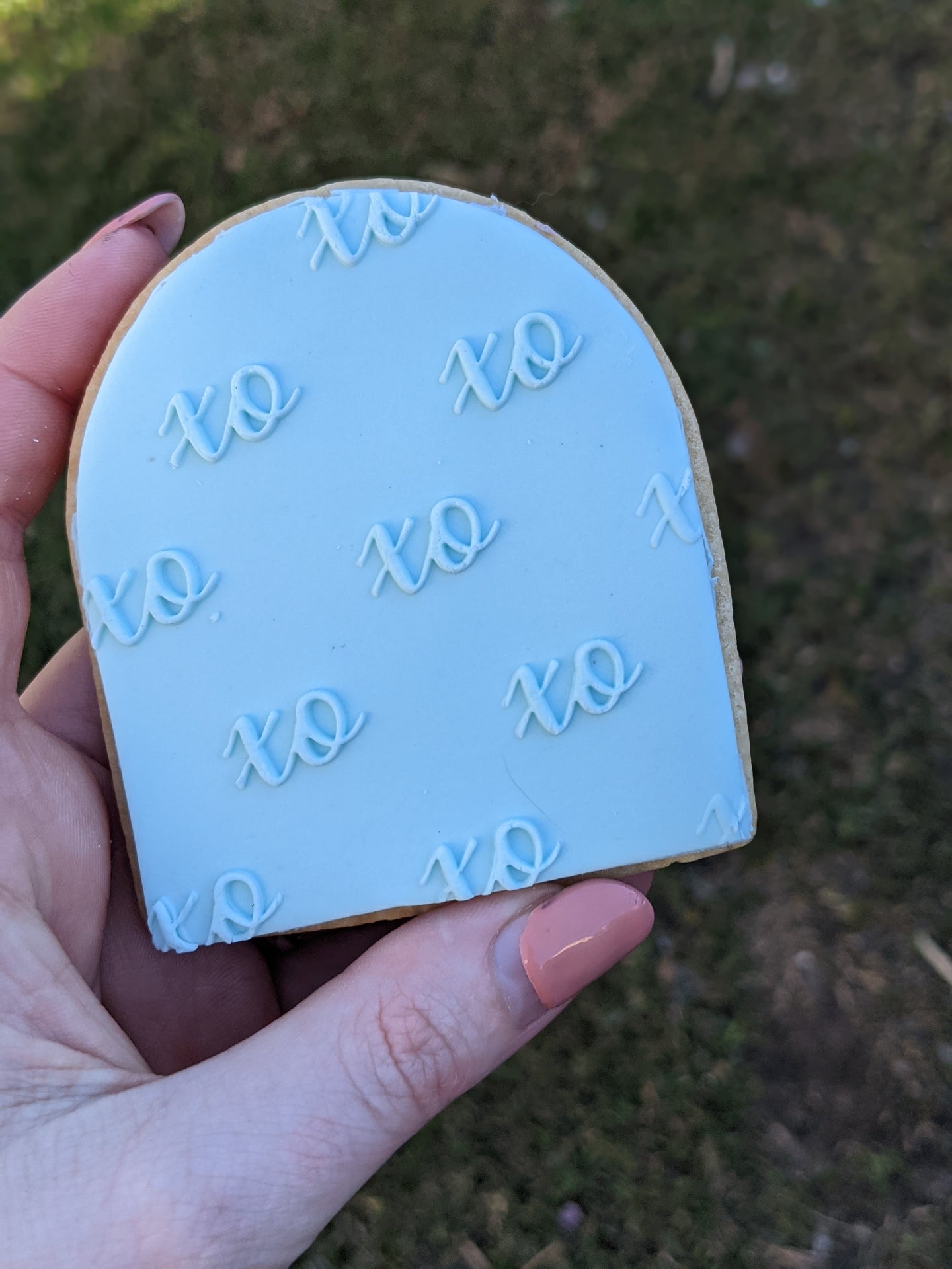XO XO Pattern Fondant debosser