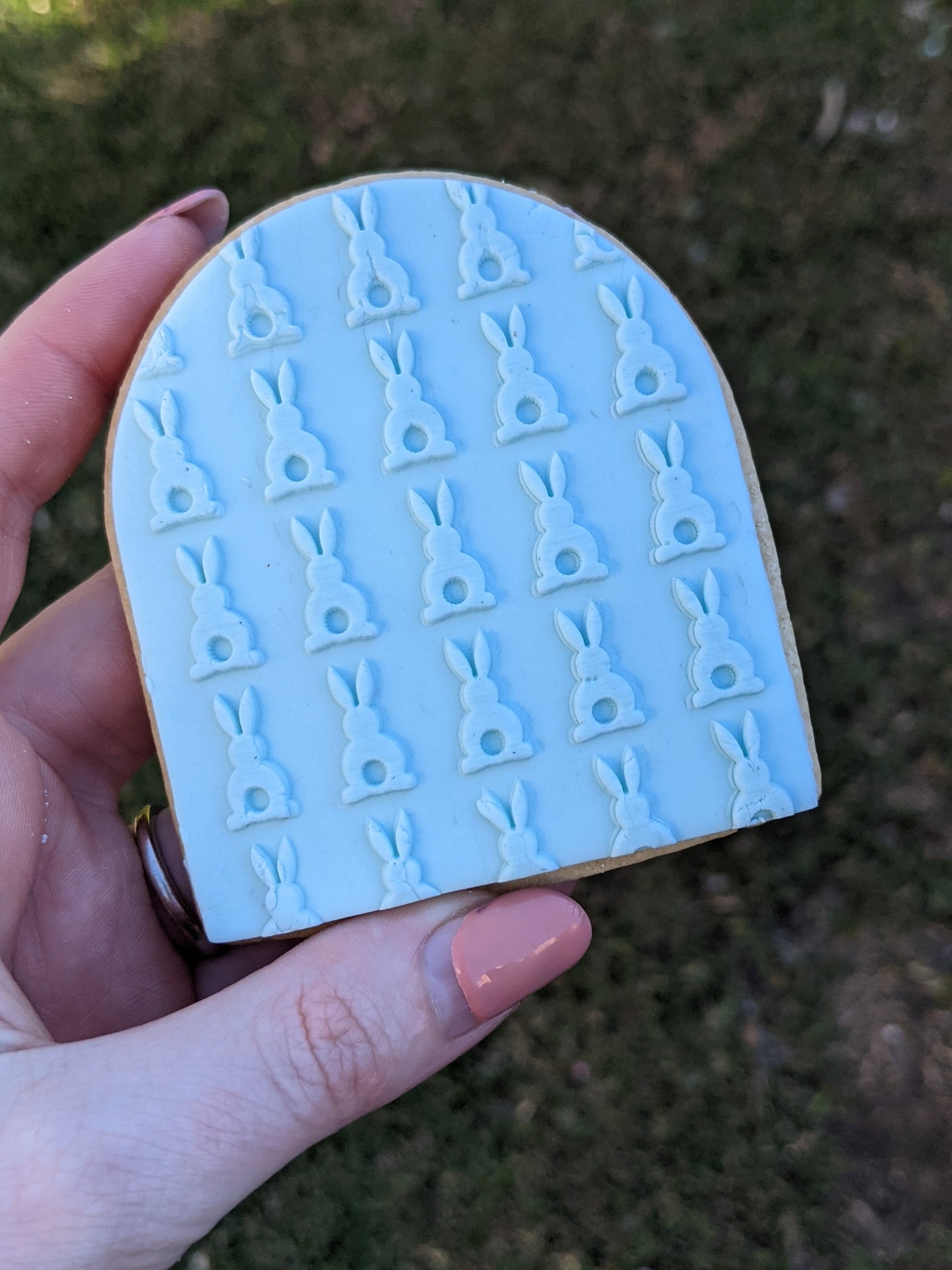 Bunny Bum Pattern Fondant debosser
