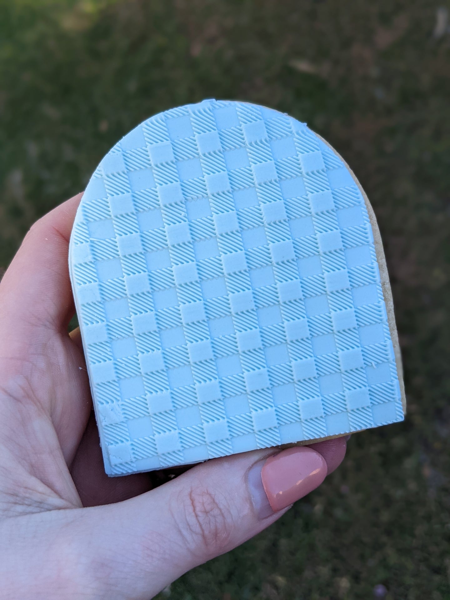 Houndstooth Pattern Fondant debosser