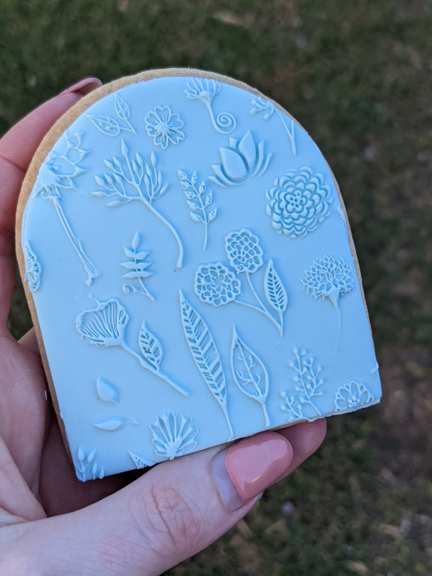 Floral Pattern Fondant debosser