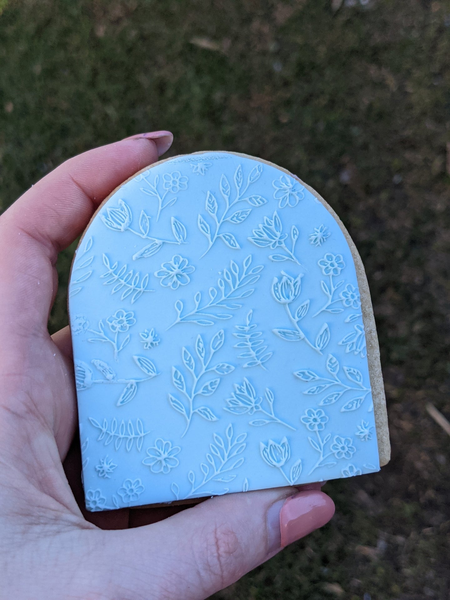 Floral Pattern Fondant debosser