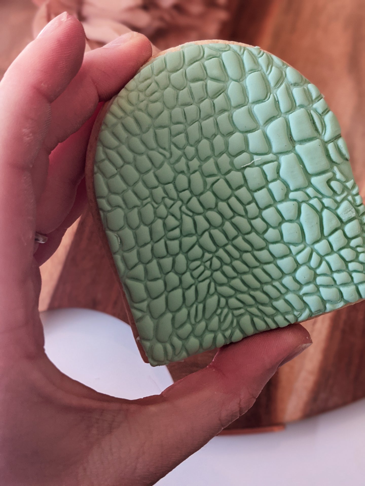 Reptile Pattern Fondant debosser