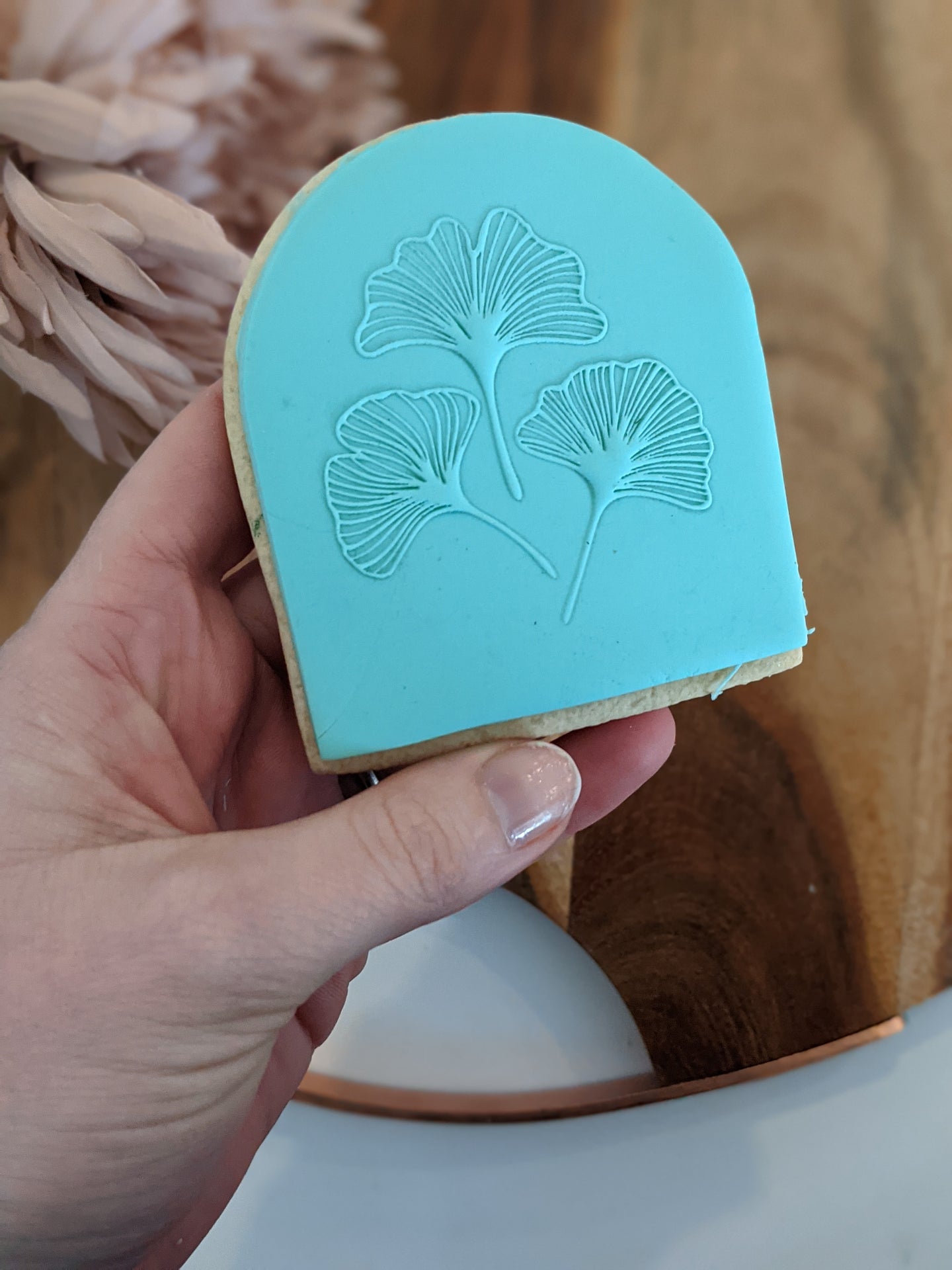 Three Fern  Fondant debosser