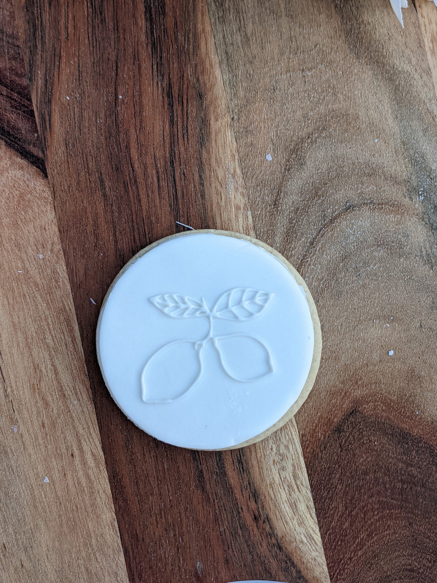 Lemon Fondant debosser